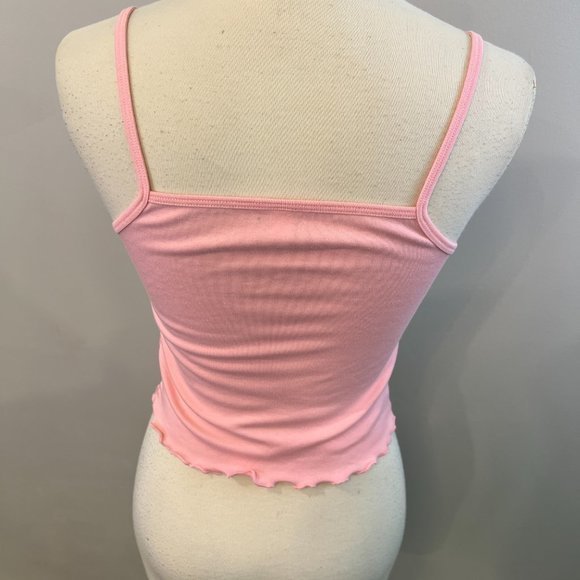 NWOT BP Square Neck Crop Camisole in Pink Candy (S) - Picture 6 of 10